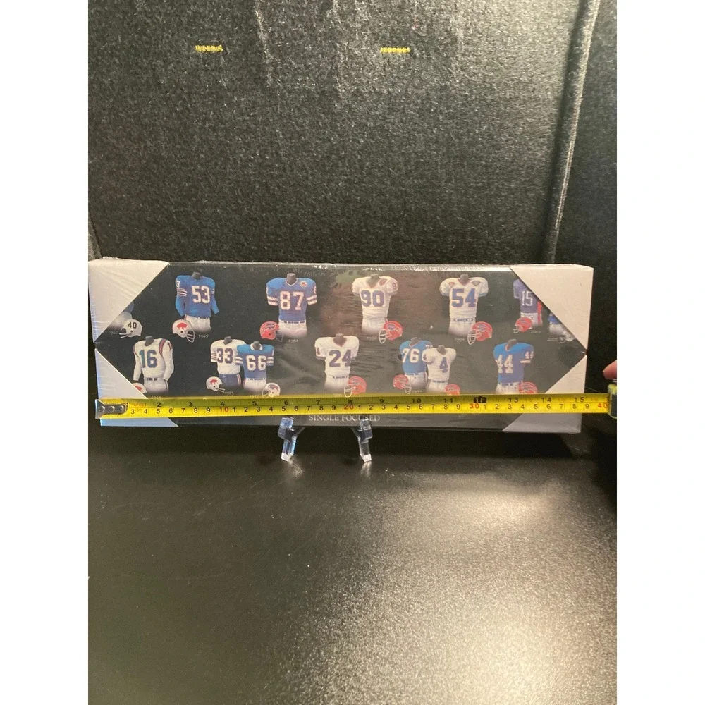 Buffalo Bills NFL Jersey Evolution Wall Plaque 5x15 Single Focused 1960-2005 NEW